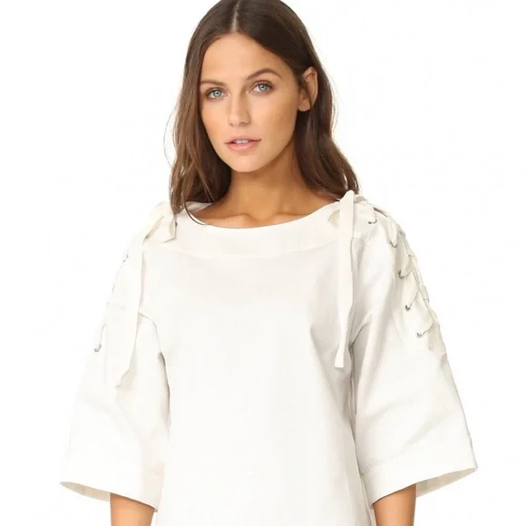 ✨ J.O.A White Shift Dress ✨ - Picture 3 of 7